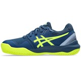 Asics GEL-RESOLUTION 9 CLAY (GS) Кроссовки теннисные Темно-синий/Желтый - фото 298687