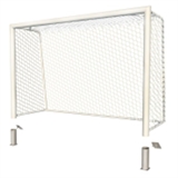 Sportwerk SpW-AG-300-2P Ворота для мини-футбола, стационарные, алюминиевые 3 х 2 х 1 м - фото 298861