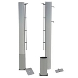 Sportwerk SpW-AT-6 Cтойки для игры в Паддл-теннис, стационарные алюминиевые - фото 298905