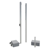 Sportwerk SpW-AUS-6 Универсальные стойки мобильные с противовесами, на колесах, алюминиевые - фото 298910