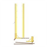 Sportwerk SpW-AUS-7S Стойки для пляжного волейбола со скрытым механизмом натяжения сетки алюминиевые - фото 298912