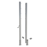 Sportwerk SpW-AUS-9 Универсальные волейбольные стойки со скрытым механизмом натяжения сетки алюминиевые - фото 298914