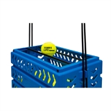 Tennis Life DELUXE Корзина для 80 теннисных мячей Синий - фото 299044