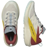 Salomon SENSE RIDE 5 (W) Кроссовки беговые женские Бежевый/Желтый/Красный - фото 299120