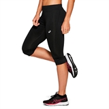 Asics SILVER KNEE TIGHT (W) Тайтсы женские Черный/Белый - фото 299162