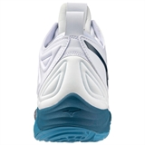 Mizuno WAVE MOMENTUM 3 MID Кроссовки волейбольные Белый/Голубой - фото 299524