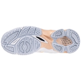 Mizuno WAVE VOLTAGE MID (W) Кроссовки волейбольные женские Белый/Розовый - фото 299562