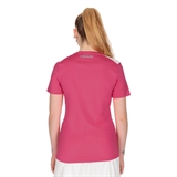 Head CLUB 22 T-SHIRT (W) Футболка теннисная женская Розовый/Черный - фото 299643