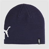 Puma ESS CUFFLESS BEANIE Шапка Темно-синий/Белый - фото 299812