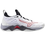 Mizuno WAVE MOMENTUM 3 Кроссовки волейбольные Белый/Серый/Красный - фото 299933