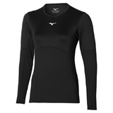 Mizuno THERMAL CHARGE BT TOP (W) Лонгслив утепленный женский Черный - фото 300004