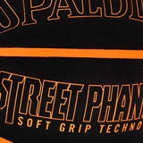 Spalding STREET PHANTOM (84-386Z) Мяч баскетбольный Черный/Оранжевый - фото 300422