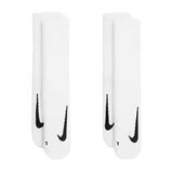 Nike MULTIPLIER CREW SOCKS Носки беговые (2 пары) Белый/Черный - фото 300425