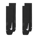 Nike MULTIPLIER CREW SOCKS Носки беговые (2 пары) Черный/Белый - фото 300435