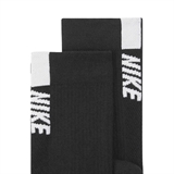 Nike MULTIPLIER CREW SOCKS Носки беговые (2 пары) Черный/Белый - фото 300437