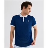 7/6 ANDY POLO "NAVY PEONY" Поло теннисное Темно-синий/Голубой - фото 300706 7/6 ANDY POLO "NAVY PEONY" Поло теннисное Темно-синий/Голубой - фото 300706