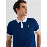 7/6 ANDY POLO "NAVY PEONY" Поло теннисное Темно-синий/Голубой - фото 300708 7/6 ANDY POLO "NAVY PEONY" Поло теннисное Темно-синий/Голубой - фото 300708