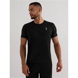 7/6 LODDY T-SHIRT "BLACK/WHITE" Футболка теннисная Черный/Белый - фото 300757