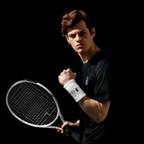 7/6 LODDY T-SHIRT "BLACK/WHITE" Футболка теннисная Черный/Белый - фото 300758