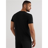 7/6 LODDY T-SHIRT "BLACK/WHITE" Футболка теннисная Черный/Белый - фото 300759