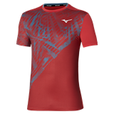 Mizuno MUGEN SHADOW GRAPHIC T-SHIRT Футболка теннисная Красный - фото 301075