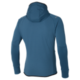 Mizuno WARMALITE HYBRID FZ Утепленный лонгслив с капюшоном Голубой - фото 301101 Mizuno WARMALITE HYBRID FZ Утепленный лонгслив с капюшоном Голубой - фото 301101