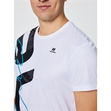 Nordski RUN DEEP Футболка беговая Белый/Темно-синий/Голубой - фото 301659