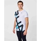 Nordski RUN DEEP Футболка беговая Белый/Темно-синий/Голубой - фото 301660