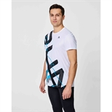 Nordski RUN DEEP Футболка беговая Белый/Темно-синий/Голубой - фото 301661