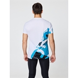 Nordski RUN DEEP Футболка беговая Белый/Темно-синий/Голубой - фото 301664