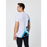 Nordski RUN DEEP Футболка беговая Белый/Темно-синий/Голубой - фото 301665