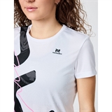 Nordski RUN (W) POINT Футболка беговая женская Белый/Черный/Фиолетовый - фото 301765