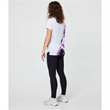 Nordski RUN (W) POINT Футболка беговая женская Белый/Черный/Фиолетовый - фото 301770