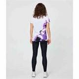 Nordski RUN (W) POINT Футболка беговая женская Белый/Черный/Фиолетовый - фото 301771