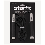 Starfit RP-401 Скакалка с силиконовыми ручками 3м Черный - фото 302054