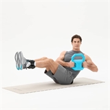 Starfit DB-505 8 КГ Гиря пластиковая Голубой - фото 302273