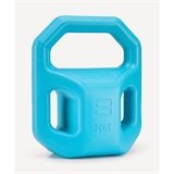 Starfit DB-505 8 КГ Гиря пластиковая Голубой - фото 302274