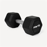 Starfit DB-301PRO 12 КГ Гантель гексагональная  обрезиненная Черный - фото 302277