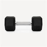 Starfit DB-301PRO 12 КГ Гантель гексагональная  обрезиненная Черный - фото 302278