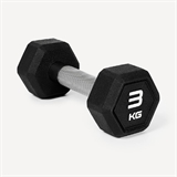 Starfit DB-301PRO 3 КГ Гантель гексагональная  обрезиненная Черный - фото 302308