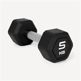 Starfit DB-301PRO 5 КГ Гантель гексагональная  обрезиненная Черный - фото 302320