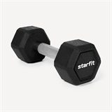 Starfit DB-301PRO 5 КГ Гантель гексагональная  обрезиненная Черный - фото 302322