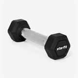 Starfit DB-301PRO 1 КГ Гантель гексагональная  обрезиненная Черный - фото 302330