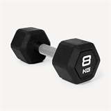 Starfit DB-301PRO 8 КГ Гантель гексагональная  обрезиненная Черный - фото 302332
