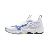 Mizuno WAVE MOMENTUM 3 Кроссовки волейбольные Белый/Голубой/Желтый - фото 302388