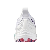 Mizuno WAVE MOMENTUM 3 (W) Кроссовки волейбольные женские Белый/Фиолетовый - фото 302402
