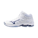 Mizuno WAVE VOLTAGE 2 MID Кроссовки волейбольные Белый/Голубой/Темно-синий - фото 302434