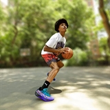 Puma ALL-PRO NITRO "CROWD CRAZE" Кроссовки баскетбольные Синий/Черный/Оранжевый - фото 302671