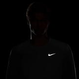 Nike MILER MEN'S DRY-FIT UV LONG-SLEEVE RUNNING TOP Лонгслив Серый - фото 302691