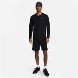 Nike MILER MEN'S DRY-FIT UV LONG-SLEEVE RUNNING TOP Лонгслив Черный - фото 302706